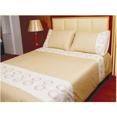 LUXE - embroidered duvet cover set and 2 pillowcases