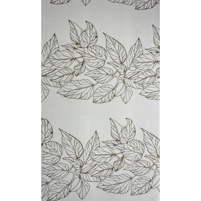 ANNA - tissu blanc imprimé  - 280 cm - 80% coton 20% polyester - vendu au mètre