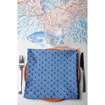 tablecloth beautiful coral  100% coton