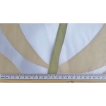 IZA beige - voilage imprimé - 280 cm - 55% polyester 45% viscose - vendu au mètre