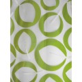 IZA vert - voilage imprimé - 280 cm - 55% polyester 45% viscose - vendu au mètre